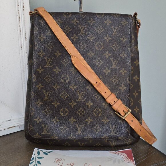 Musette Salsa GM Louis Vuitton Brown Monogram Bag - Picture 1 of 16